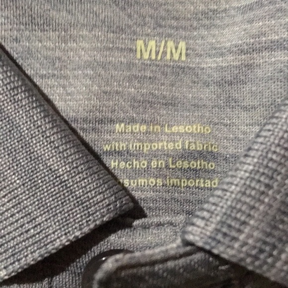 Men's Short Sleeve Polyester Knit Polo - Picture 2 of 3